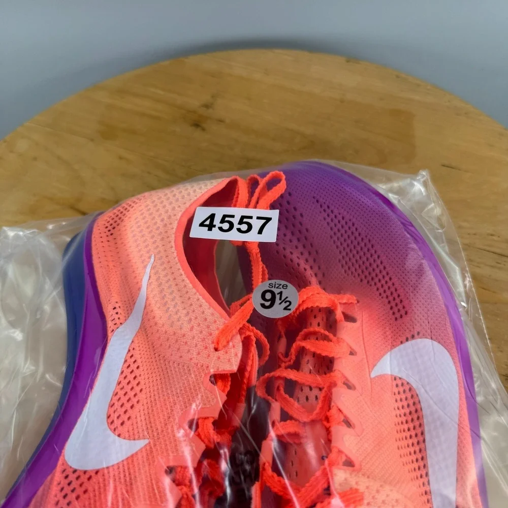 Nike ZoomX Dragonfly 2 Mens Size 9.5 Track Spikes Bright Mango White Purple NEW